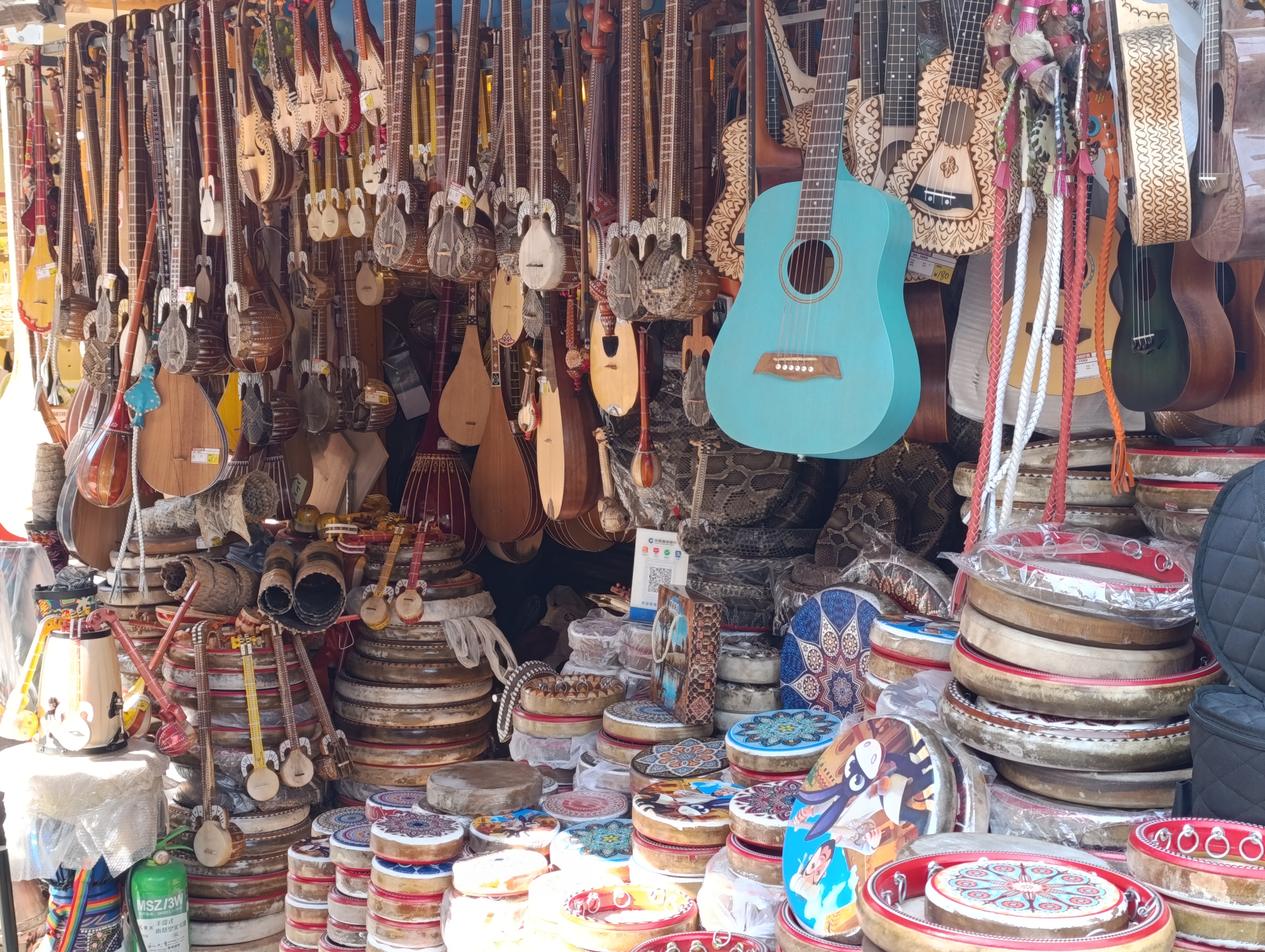 Music instruments made locally